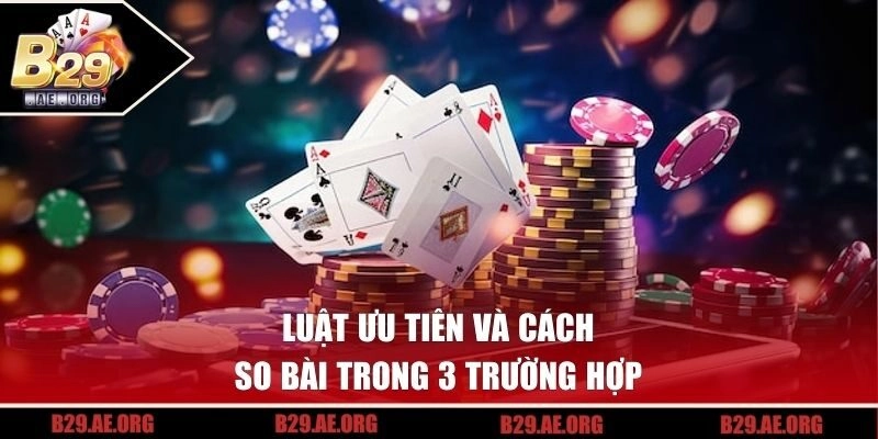 Luật ưu tiên và cách so bài trong 3 trường hợp